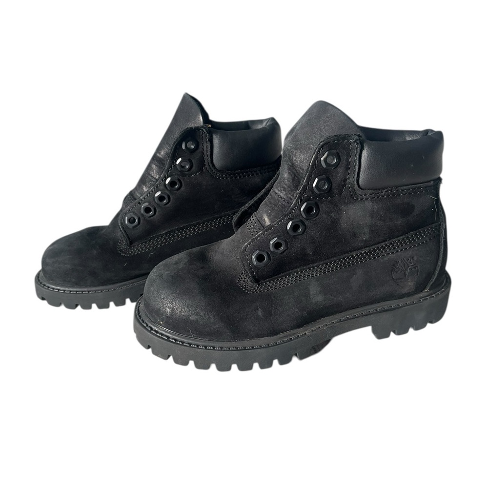 Timberland boys black Boots